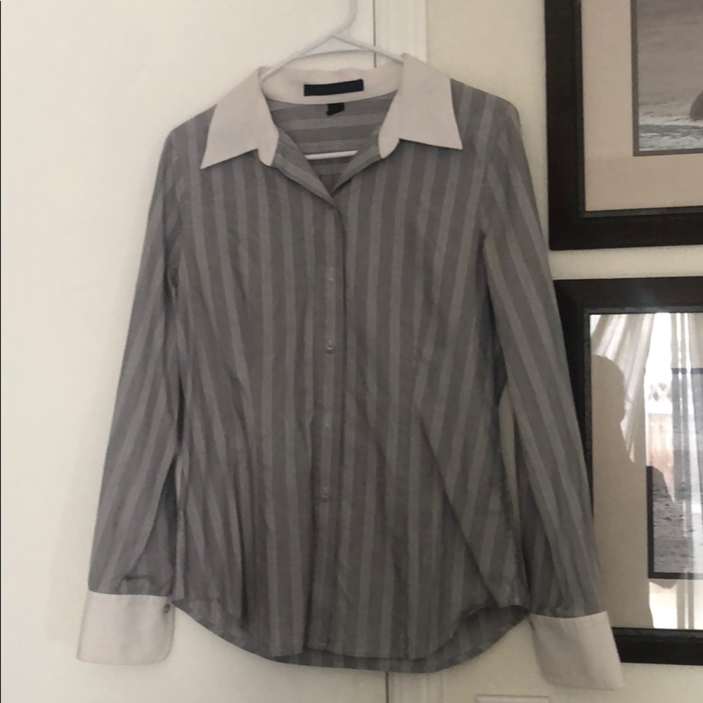 Express striped dress shirt